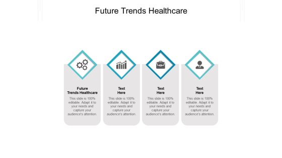 Future Trends Healthcare Ppt PowerPoint Presentation Inspiration Templates Cpb Pdf