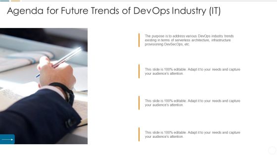 Future Trends Of Devops Industry IT Agenda For Future Trends Of Devops Industry IT Microsoft PDF Future Trends Of Devops Industry IT Agenda For Future Trends Of Devops Industry IT Microsoft PDF