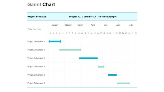 Gannt Chart Ppt PowerPoint Presentation Slides Outfit