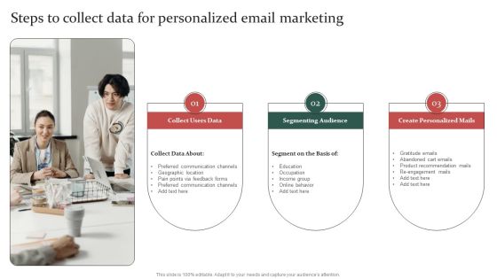 Gathering Customer Steps To Collect Data For Personalized Email Marketing Professional PDF Gathering Customer Steps To Collect Data For Personalized Email Marketing Professional PDF
