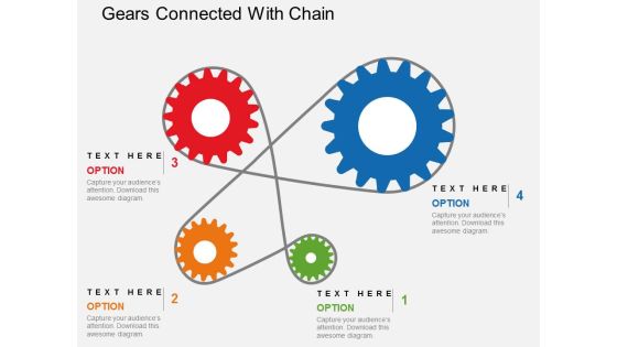 Gears Connected With Chain Powerpoint Templates Gears Connected With Chain Powerpoint Templates