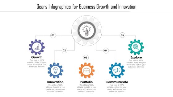 Gears Infographics For Business Growth And Innovation Ppt PowerPoint Presentation File Show PDF Gears Infographics For Business Growth And Innovation Ppt PowerPoint Presentation File Show PDF