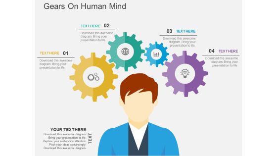 Gears On Human Mind Powerpoint Templates Gears On Human Mind Powerpoint Templates