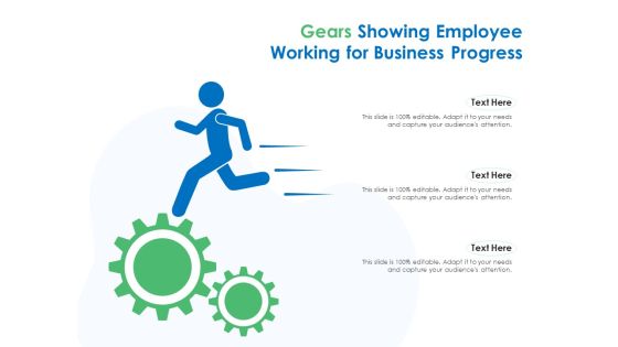 Gears Showing Employee Working For Business Progress Ppt PowerPoint Presentation File Graphics PDF