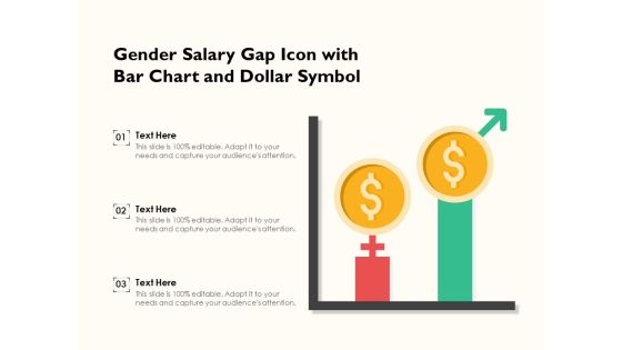 Gender Salary Gap Icon With Bar Chart And Dollar Symbol Ppt PowerPoint Presentation Model Graphic Tips PDF Gender Salary Gap Icon With Bar Chart And Dollar Symbol Ppt PowerPoint Presentation Model Graphic Tips PDF