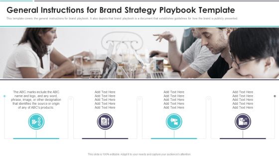 General Instructions For Brand Strategy Playbook Template Graphics PDF General Instructions For Brand Strategy Playbook Template Graphics PDF