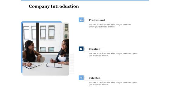 Generate Digitalization Roadmap For Business Company Introduction Portrait PDF Generate Digitalization Roadmap For Business Company Introduction Portrait PDF