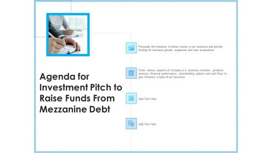 Generating Capital From Mezzanine Credit Agenda For Investment Pitch To Raise Funds From Mezzanine Debt Microsoft PDF Generating Capital From Mezzanine Credit Agenda For Investment Pitch To Raise Funds From Mezzanine Debt Microsoft PDF