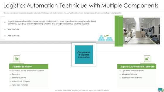 Generating Logistics Value Business Logistics Automation Technique With Multiple Components Introduction PDF Generating Logistics Value Business Logistics Automation Technique With Multiple Components Introduction PDF