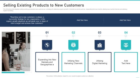 Generic Growth Playbook Selling Existing Products To New Customers Infographics PDF Generic Growth Playbook Selling Existing Products To New Customers Infographics PDF