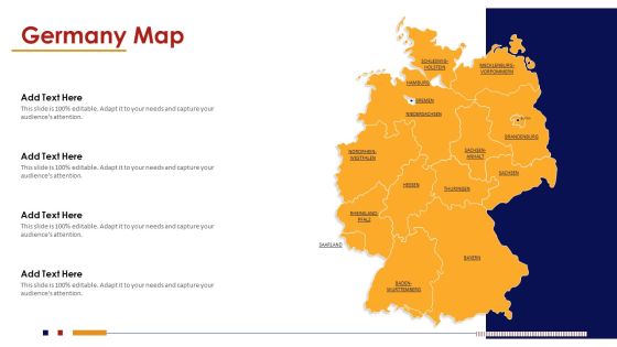 Germany Map PowerPoint Presentation PPT Template PDF Germany Map PowerPoint Presentation PPT Template PDF