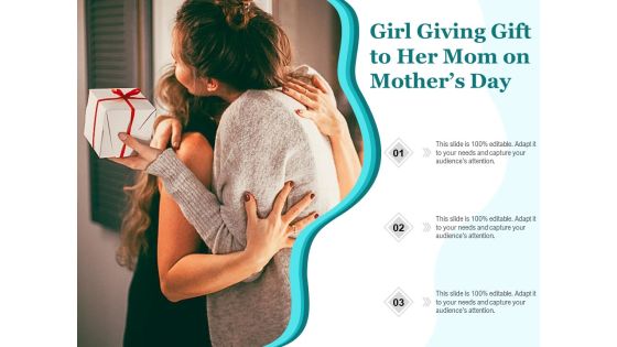 Girl Giving Gift To Her Mom On Mothers Day Ppt PowerPoint Presentation Styles Pictures PDF Girl Giving Gift To Her Mom On Mothers Day Ppt PowerPoint Presentation Styles Pictures PDF