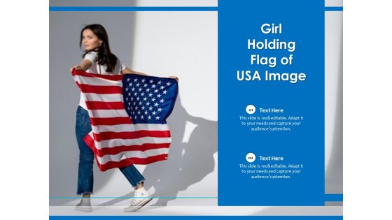 Girl Holding Flag Of USA Image Ppt PowerPoint Presentation Infographics Clipart PDF Girl Holding Flag Of USA Image Ppt PowerPoint Presentation Infographics Clipart PDF