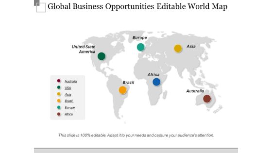 Global Business Opportunities Editable World Map Ppt PowerPoint Presentation Styles Background Image Global Business Opportunities Editable World Map Ppt PowerPoint Presentation Styles Background Image