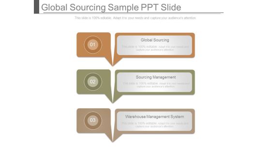 Global Sourcing Sample Ppt Slide Global Sourcing Sample Ppt Slide