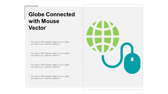 Globe Connected With Mouse Vector Ppt PowerPoint Presentation Summary Show