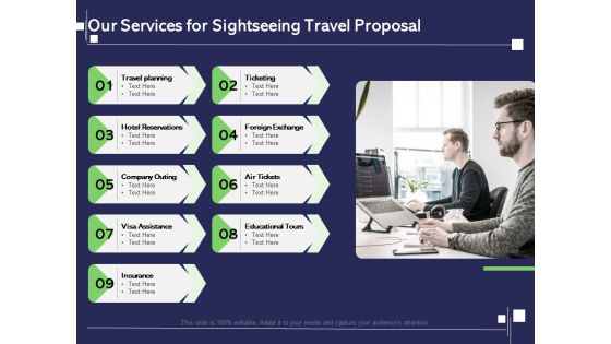 Globetrotting Tour Our Services For Sightseeing Travel Proposal Ppt PowerPoint Presentation Gallery Layout PDF Globetrotting Tour Our Services For Sightseeing Travel Proposal Ppt PowerPoint Presentation Gallery Layout PDF