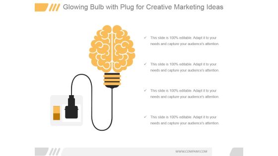 Glowing Bulb With Plug For Creative Marketing Ppt PowerPoint Presentation Designs Download Glowing Bulb With Plug For Creative Marketing Ppt PowerPoint Presentation Designs Download
