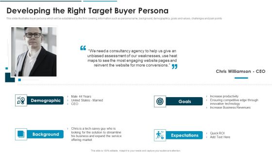 Go To Market Approach For New Product Developing The Right Target Buyer Persona Professional PDF Go To Market Approach For New Product Developing The Right Target Buyer Persona Professional PDF