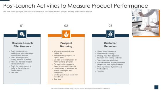 Go To Market Strategy For New Product Post Launch Activities To Measure Product Performance Guidelines PDF Go To Market Strategy For New Product Post Launch Activities To Measure Product Performance Guidelines PDF