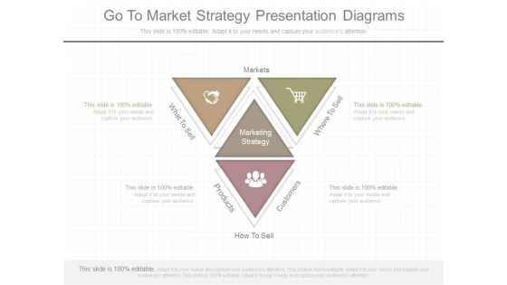 Go To Market Strategy Presentation Diagrams Go To Market Strategy Presentation Diagrams