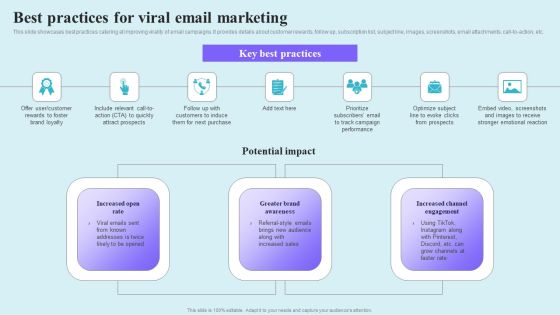 Go Viral Campaign Strategies To Increase Engagement Best Practices For Viral Email Marketing Demonstration PDF Go Viral Campaign Strategies To Increase Engagement Best Practices For Viral Email Marketing Demonstration PDF