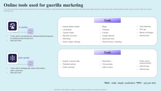 Go Viral Campaign Strategies To Increase Engagement Online Tools Used For Guerilla Marketing Mockup PDF Go Viral Campaign Strategies To Increase Engagement Online Tools Used For Guerilla Marketing Mockup PDF