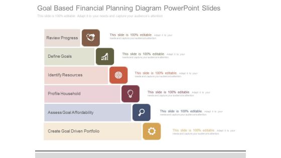 Goal Based Financial Planning Diagram Powerpoint Slides Goal Based Financial Planning Diagram Powerpoint Slides