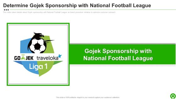 Gojek Investor Capital Financing Pitch Deck Determine Gojek Sponsorship With National Football League Infographics PDF Gojek Investor Capital Financing Pitch Deck Determine Gojek Sponsorship With National Football League Infographics PDF