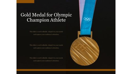 Gold Medal For Olympic Champion Athlete Ppt PowerPoint Presentation Slides Good PDF Gold Medal For Olympic Champion Athlete Ppt PowerPoint Presentation Slides Good PDF