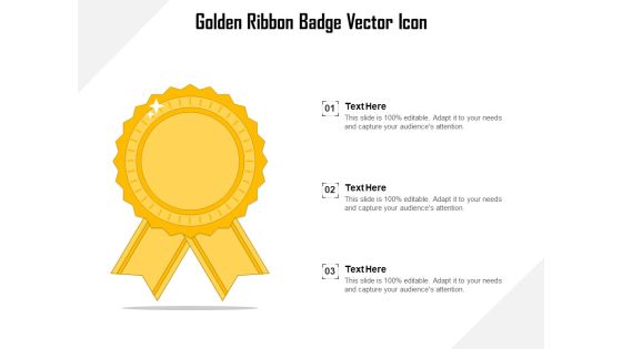 Golden Ribbon Badge Vector Icon Ppt PowerPoint Presentation Slides Summary PDF Golden Ribbon Badge Vector Icon Ppt PowerPoint Presentation Slides Summary PDF