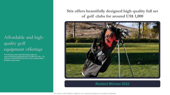 Golf Stix And Other Equipemnts Funding Affordable And Highquality Golf Equipment Offerings Pictures PDF Golf Stix And Other Equipemnts Funding Affordable And Highquality Golf Equipment Offerings Pictures PDF