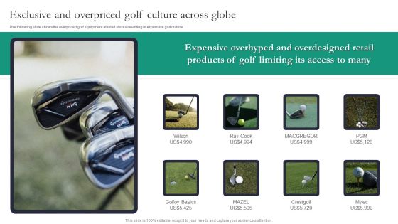 Golf Stix And Other Equipemnts Funding Exclusive And Overpriced Golf Culture Across Globe Background PDF Golf Stix And Other Equipemnts Funding Exclusive And Overpriced Golf Culture Across Globe Background PDF