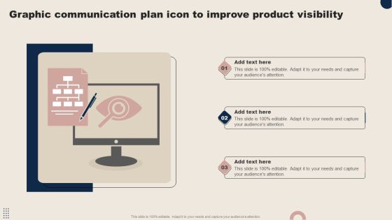 Graphic Communication Plan Icon To Improve Product Visibility Structure PDF Graphic Communication Plan Icon To Improve Product Visibility Structure PDF