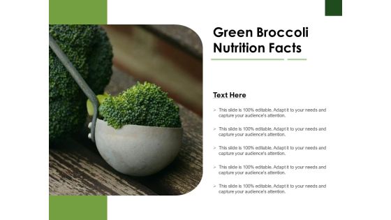 Green Broccoli Nutrition Facts Ppt PowerPoint Presentation Portfolio Example PDF Green Broccoli Nutrition Facts Ppt PowerPoint Presentation Portfolio Example PDF