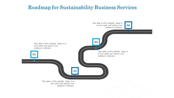 Green Business Roadmap For Sustainability Business Services Formats PDF
