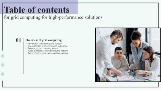 Grid Computing For High Performance Solutions Table Of Contents Diagrams PDF Grid Computing For High Performance Solutions Table Of Contents Diagrams PDF