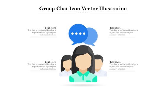 Group Chat Icon Vector Illustration Ppt PowerPoint Presentation Gallery Example Topics PDF Group Chat Icon Vector Illustration Ppt PowerPoint Presentation Gallery Example Topics PDF