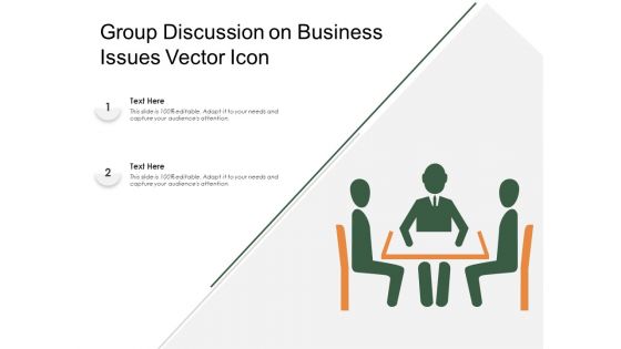 Group Discussion On Business Issues Vector Icon Ppt PowerPoint Presentation Layouts Background Image PDF Group Discussion On Business Issues Vector Icon Ppt PowerPoint Presentation Layouts Background Image PDF