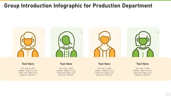 Group Introduction Infographic For Production Department Designs PDF Group Introduction Infographic For Production Department Designs PDF
