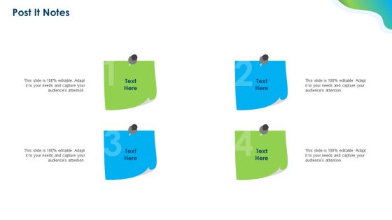 Growing Churn Rate In IT Organization Post It Notes Brochure PDF