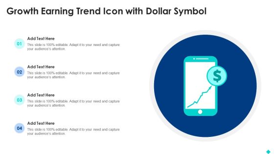 Growth Earning Trend Icon With Dollar Symbol Clipart PDF Growth Earning Trend Icon With Dollar Symbol Clipart PDF