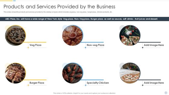 Growth Strategy For Startup Company Products And Services Provided By The Business Graphics PDF Growth Strategy For Startup Company Products And Services Provided By The Business Graphics PDF