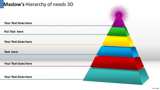 Guide Maslows Hierarchy Of Needs 3d PowerPoint Slides And Ppt Diagram Templates