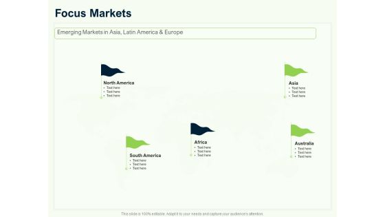 Guide To Overseas Expansion Plan For Corporate Entity Focus Markets Topics PDF