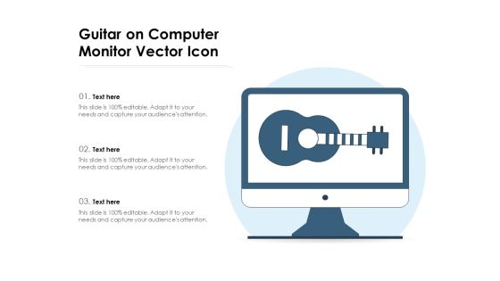 Guitar On Computer Monitor Vector Icon Ppt PowerPoint Presentation Portfolio Clipart Images PDF Guitar On Computer Monitor Vector Icon Ppt PowerPoint Presentation Portfolio Clipart Images PDF