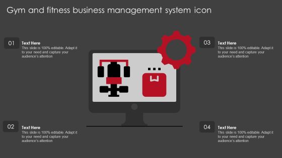 Gym And Fitness Business Management System Icon Designs PDF Gym And Fitness Business Management System Icon Designs PDF
