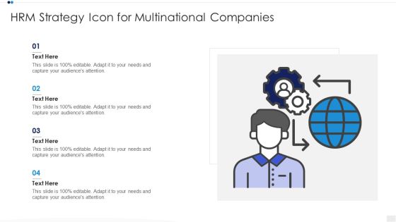 HRM Strategy Icon For Multinational Companies Introduction PDF HRM Strategy Icon For Multinational Companies Introduction PDF