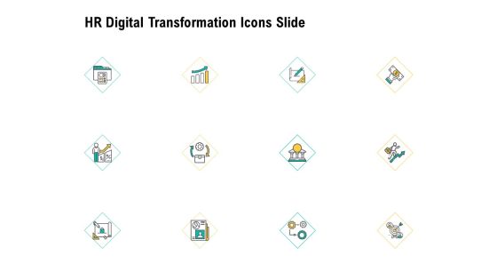HR Digital Transformation Icons Slide Ppt Infographics Slides PDF