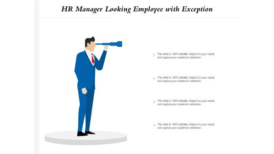 HR Manager Looking Employee With Exception Ppt PowerPoint Presentation Gallery Demonstration PDF HR Manager Looking Employee With Exception Ppt PowerPoint Presentation Gallery Demonstration PDF